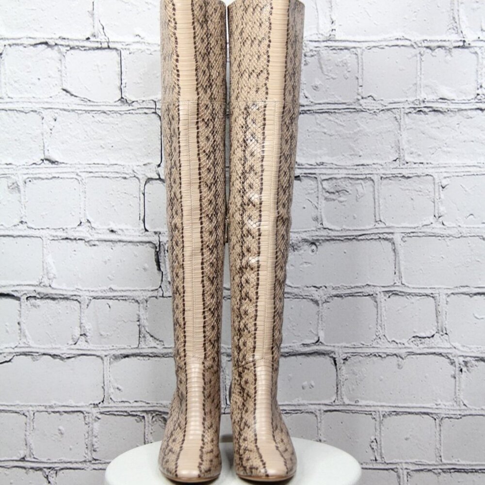 Louis Et Cie Snakeskin Over The Knee Boots, Women's 5.5 - Picture 5 of 8